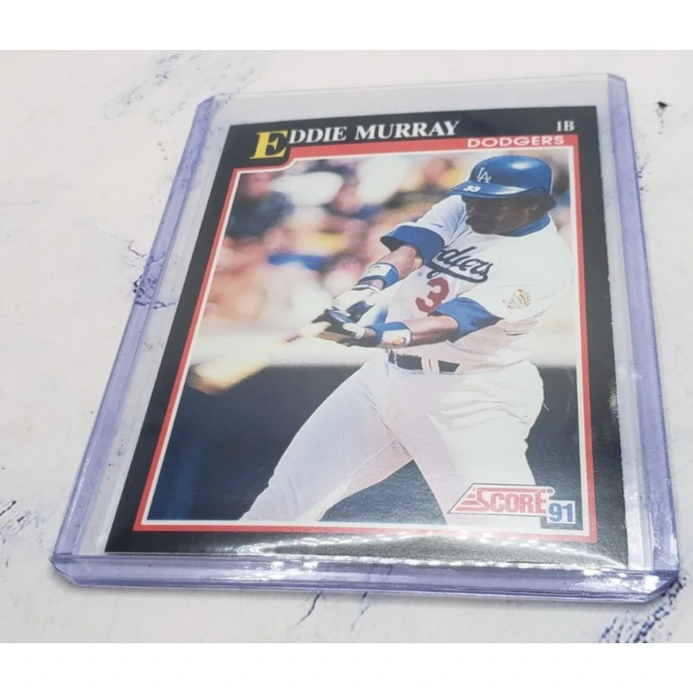 1991 Score Eddie Murray Los Angeles Dodgers Baseball Card